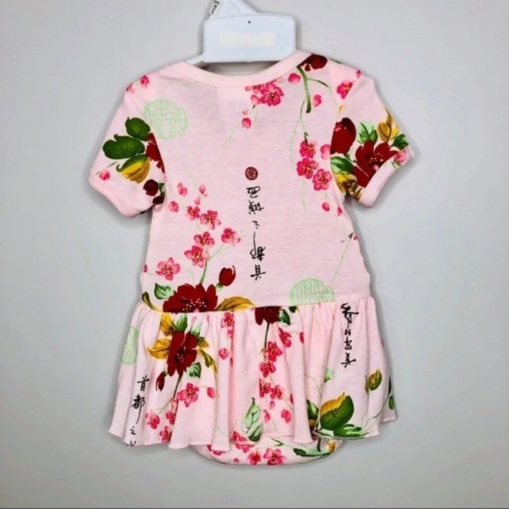 NWT 3 months Skirted Bodysuit by MadSky / Peace, Love &‎ Babies